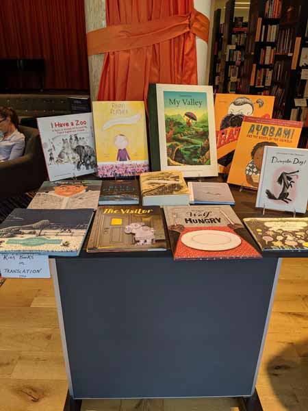 Display of books at City of Asylum