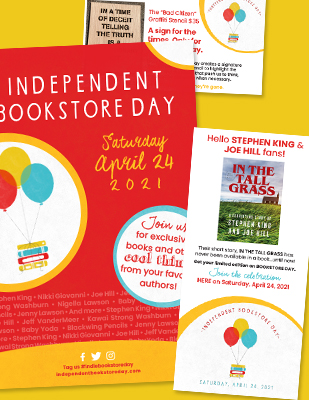 Independent Bookstore Day: Saturday, April 24, 2021