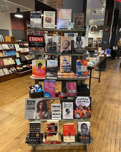 Black History Month Display at RJ Julia